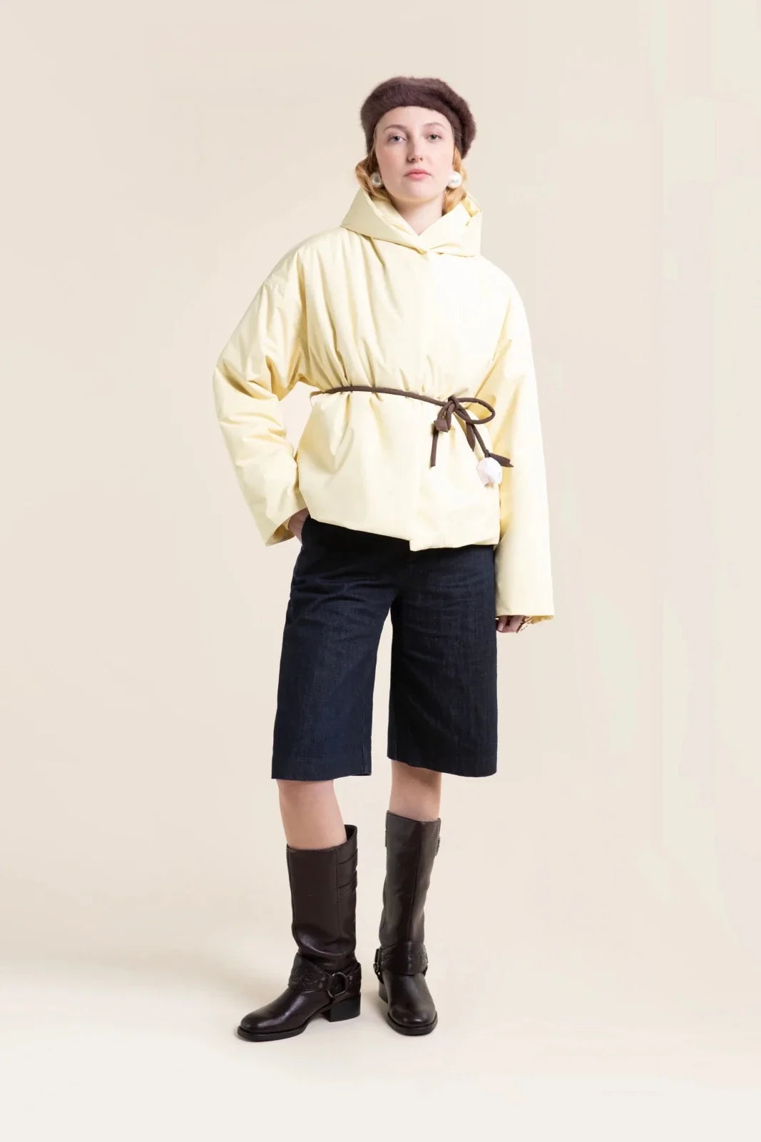 CLERY Puffer jacket - Butter