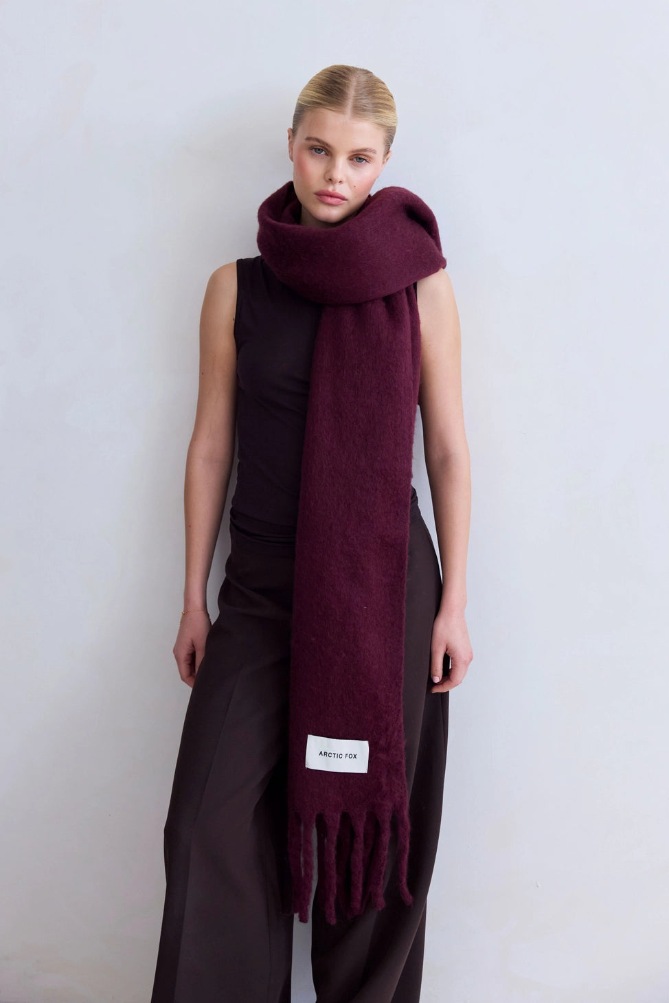 STOCKHOLM Scarf - Burgundy