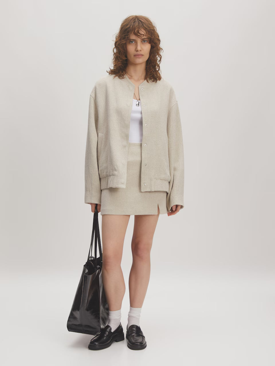 MAILA Jacket Linnen BEIGE
