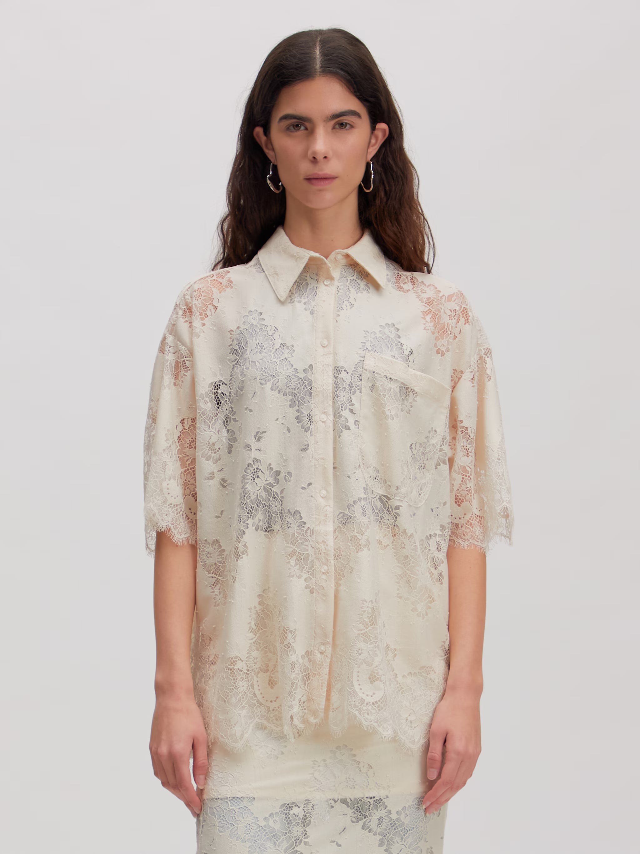 BELLA shirt ALMOND MILK