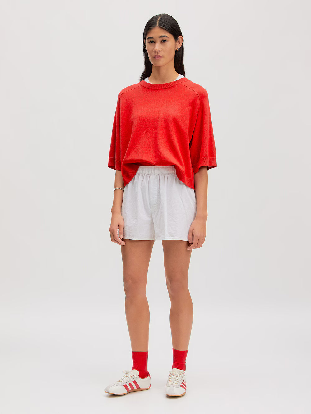 BIRLA knit shirt RED