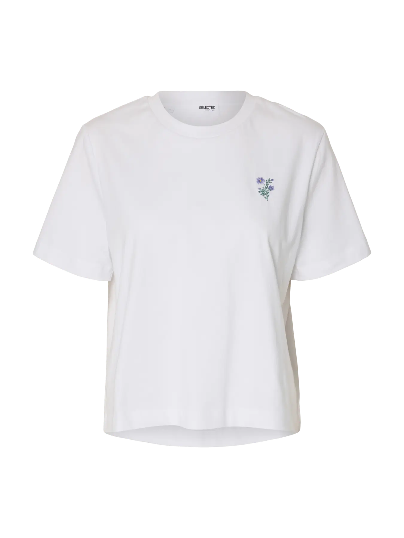 SLFELLA SS Boxy tee Flower print