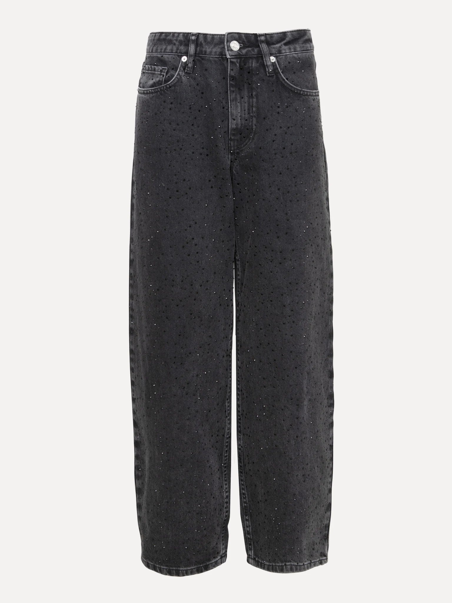 MARISSA Strass Trousers Black Denim