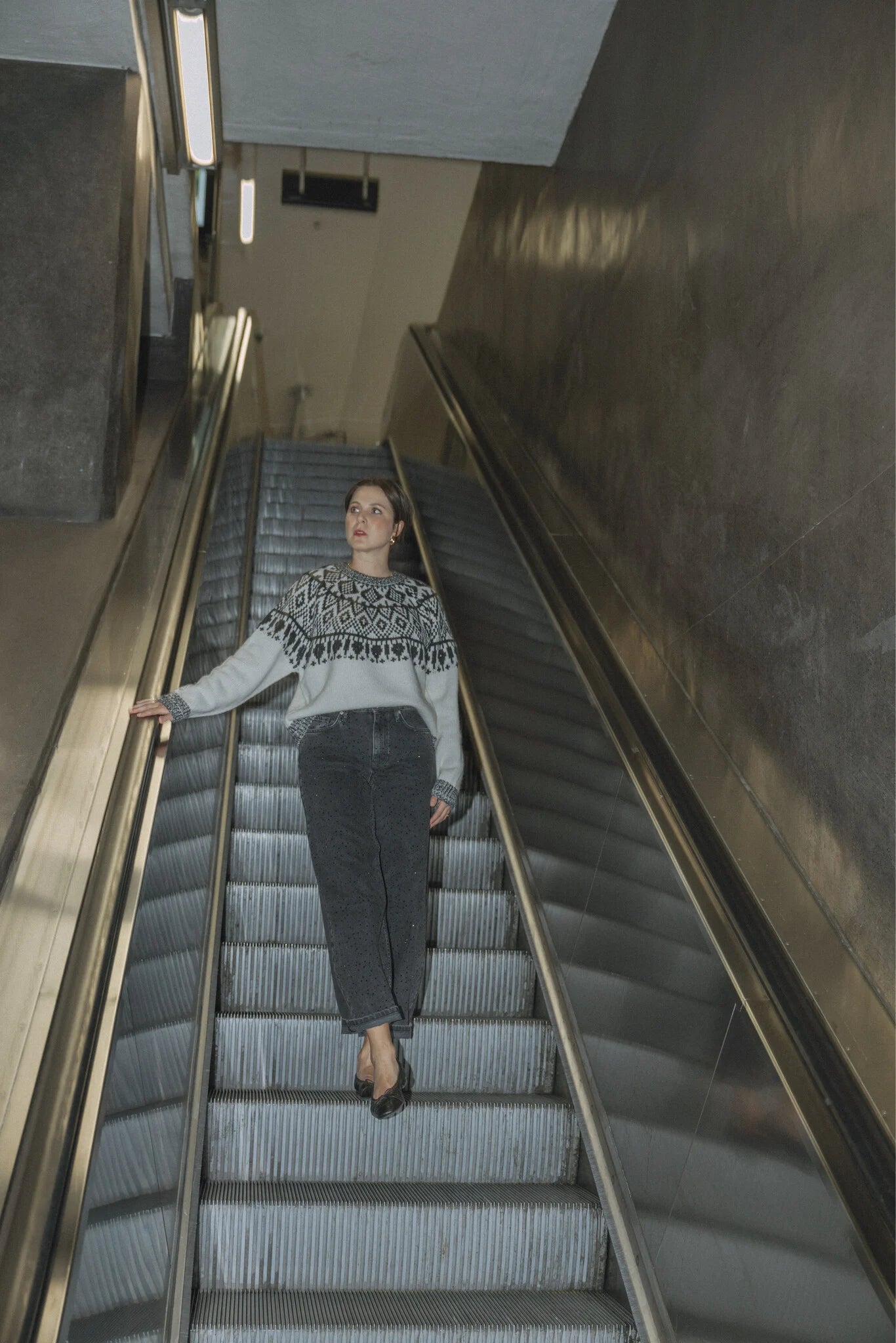MARISSA Strass Trousers Black Denim