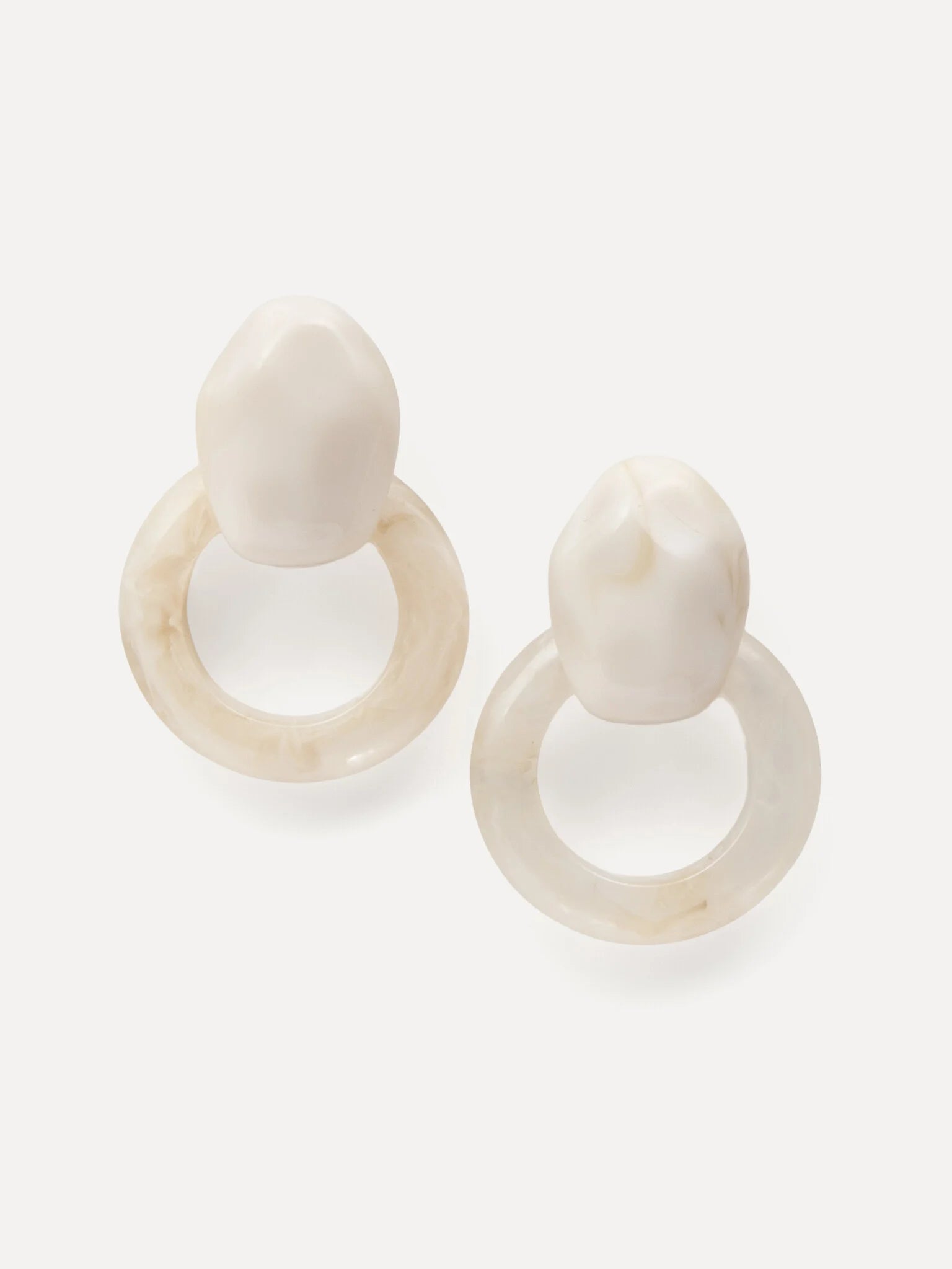 LES SOEURS oorbellen MARTA CREAM