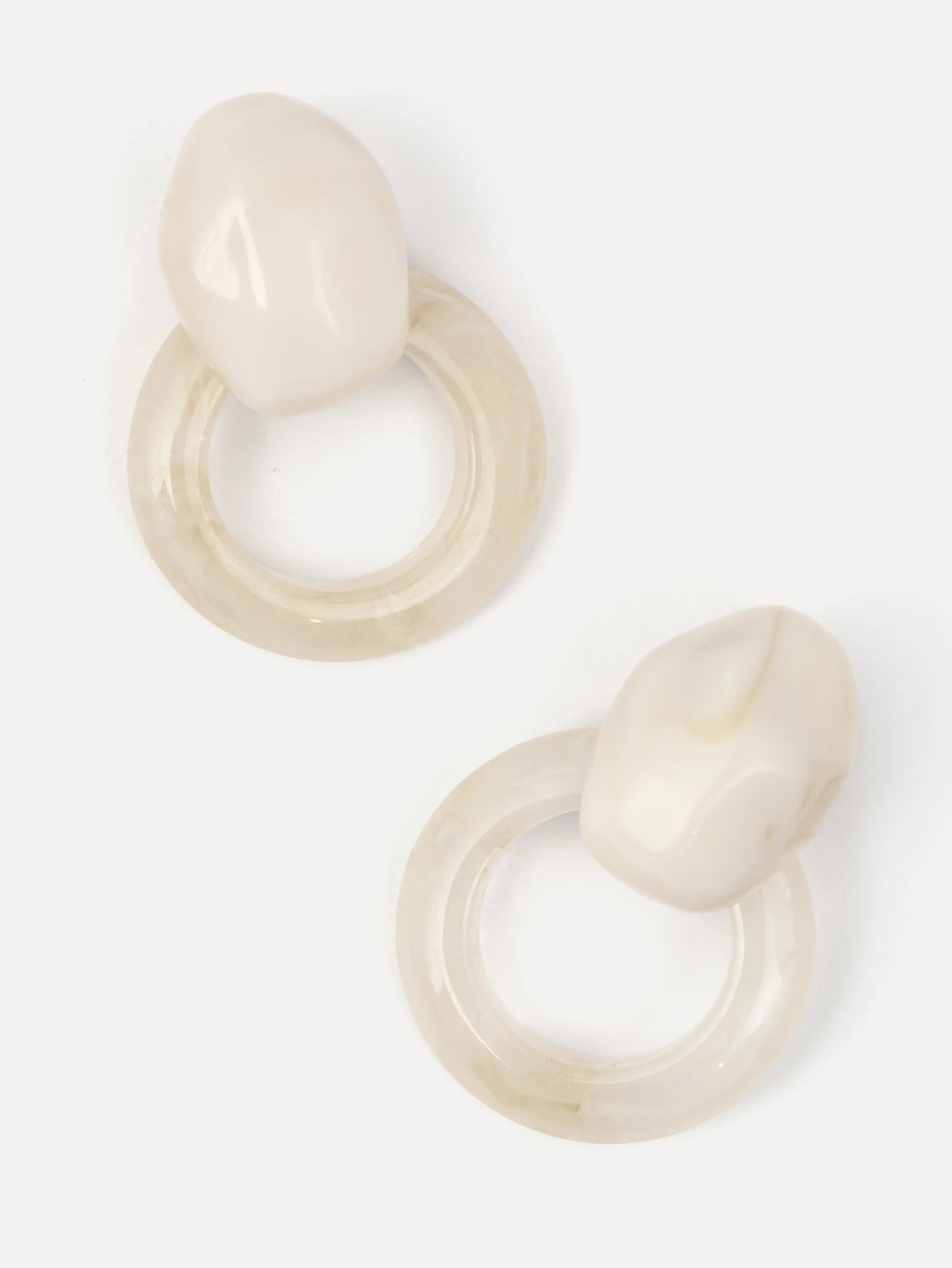 LES SOEURS oorbellen MARTA CREAM