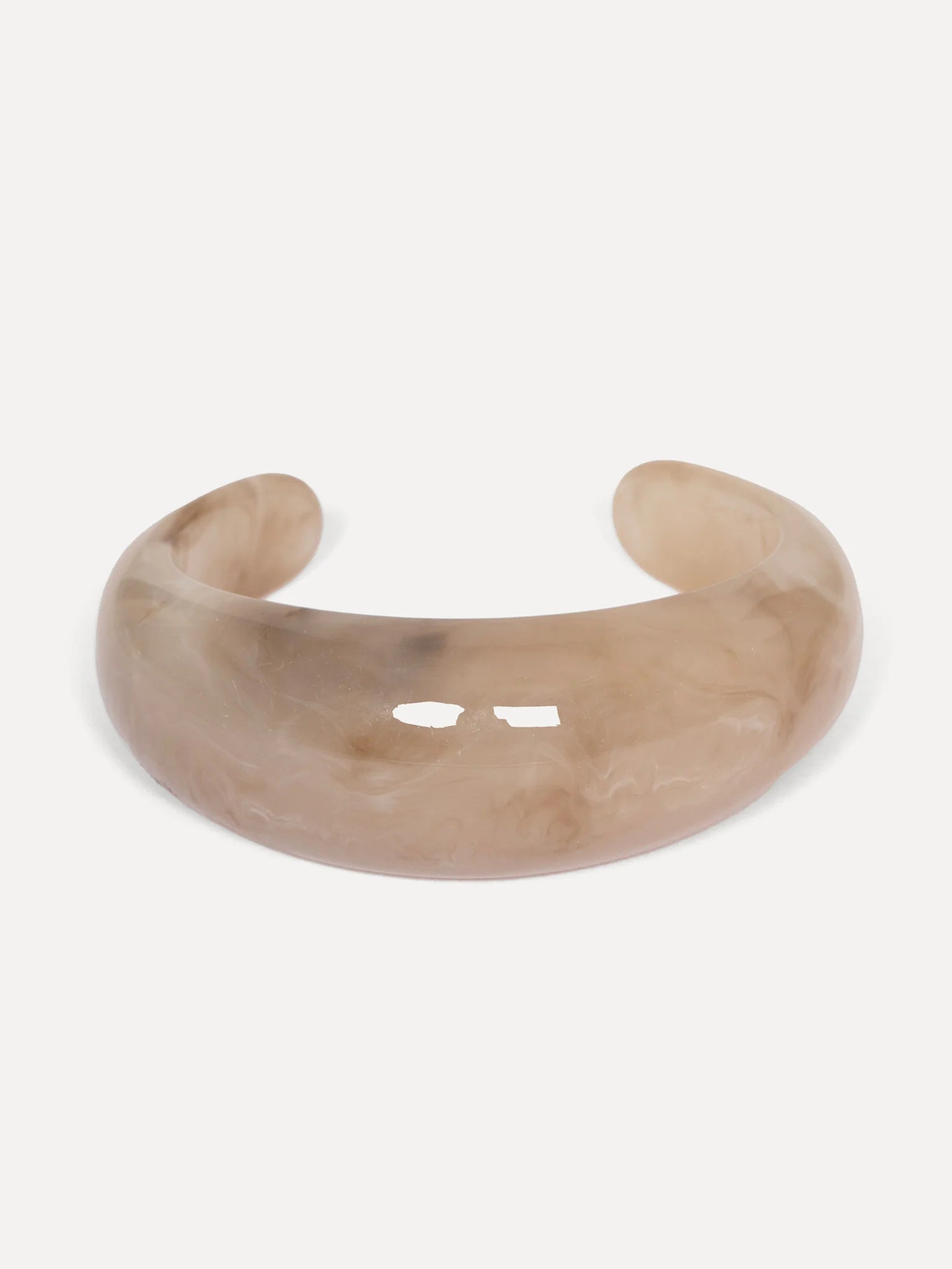 LES SOEURS armband RESIN BANGLE TAUPE