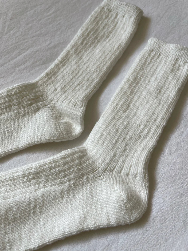 COTTAGE socks - White Linen