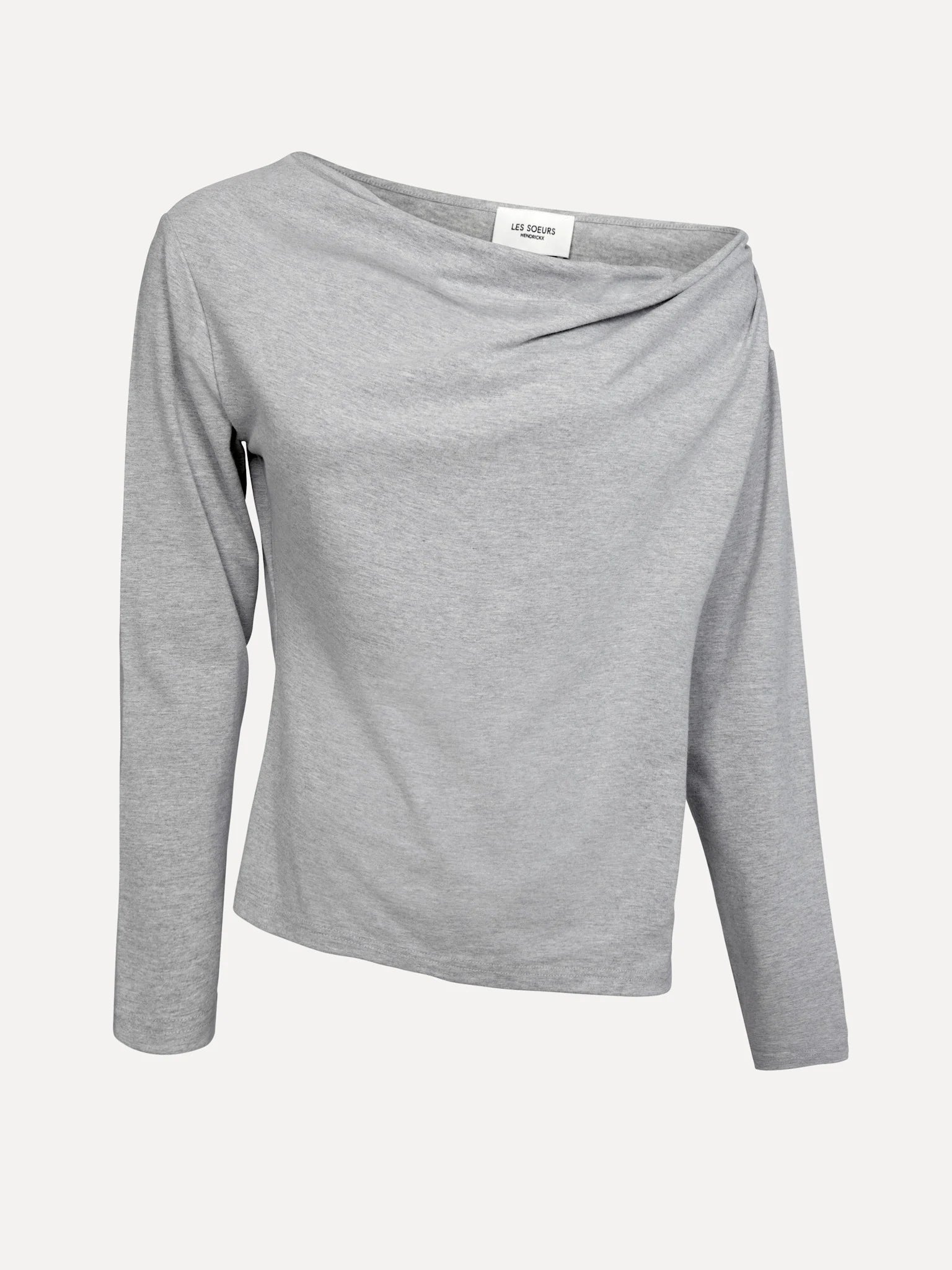 NOXY off shoulder longsleeve GREY MELANGE