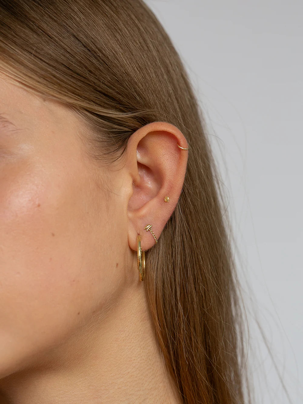 IN THE AIR earring 14K GP