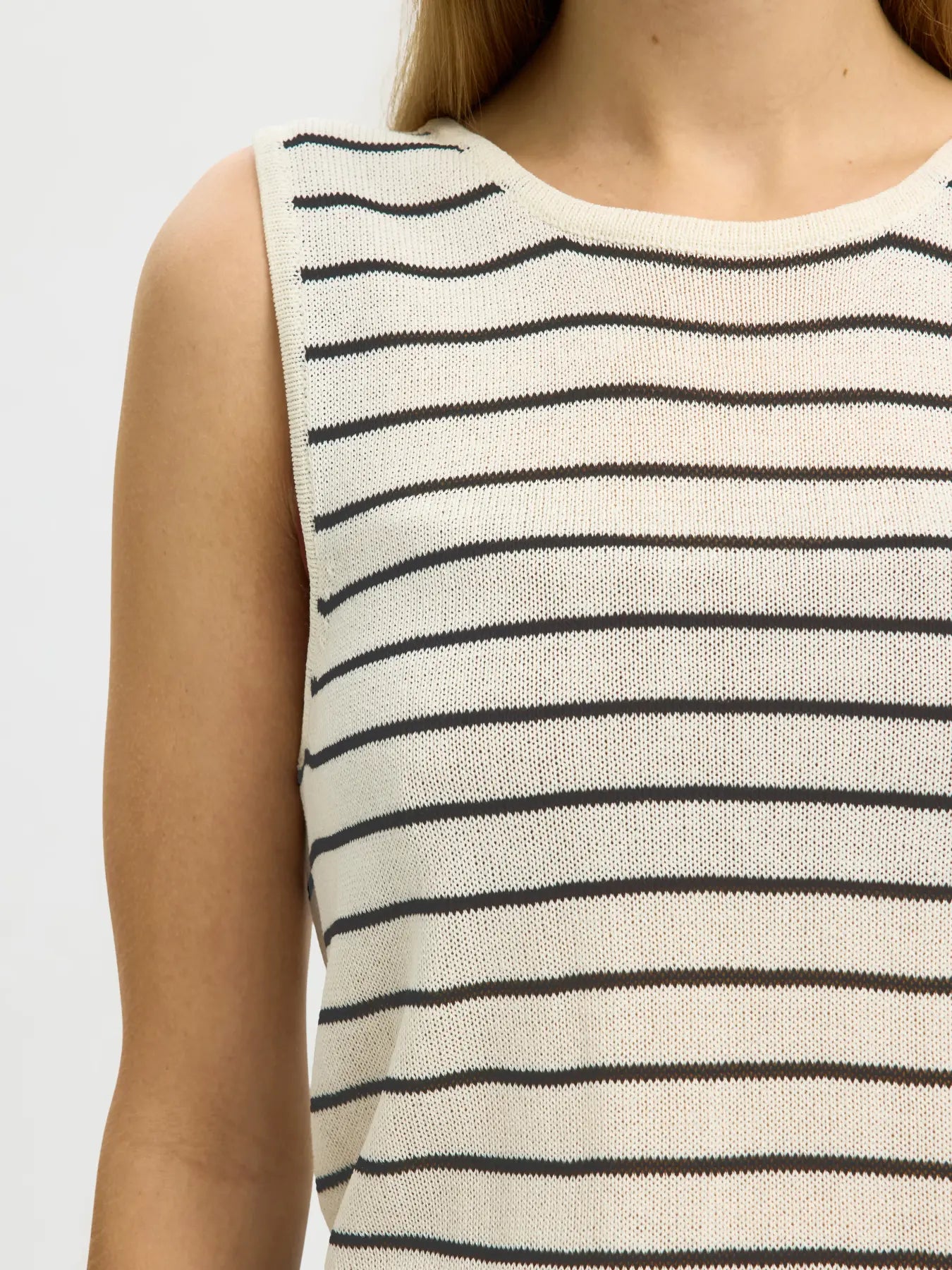 SLWMOON SL knit top BIRCH BLACK