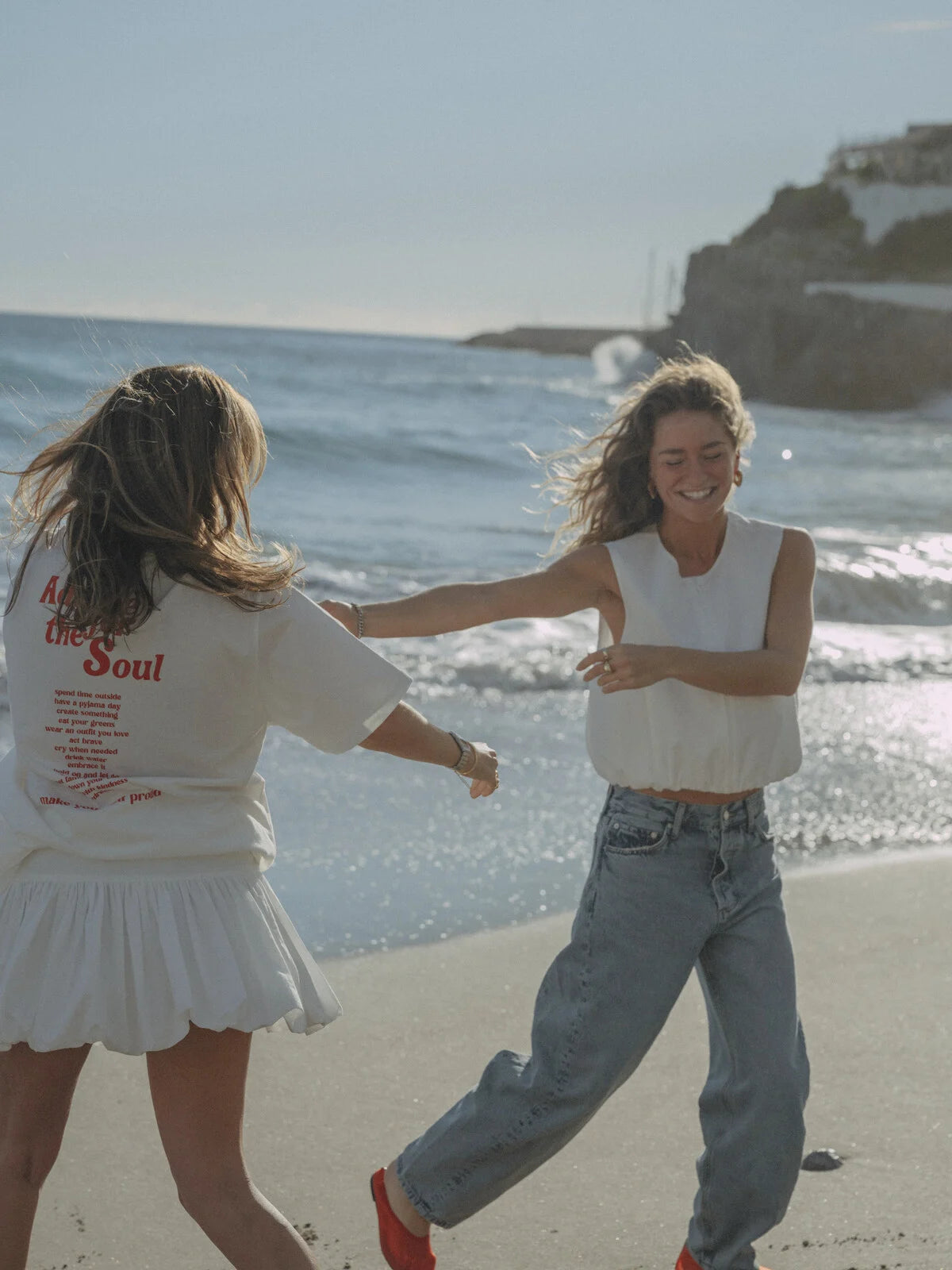 MERYL Balloon Jeans MID BLUE