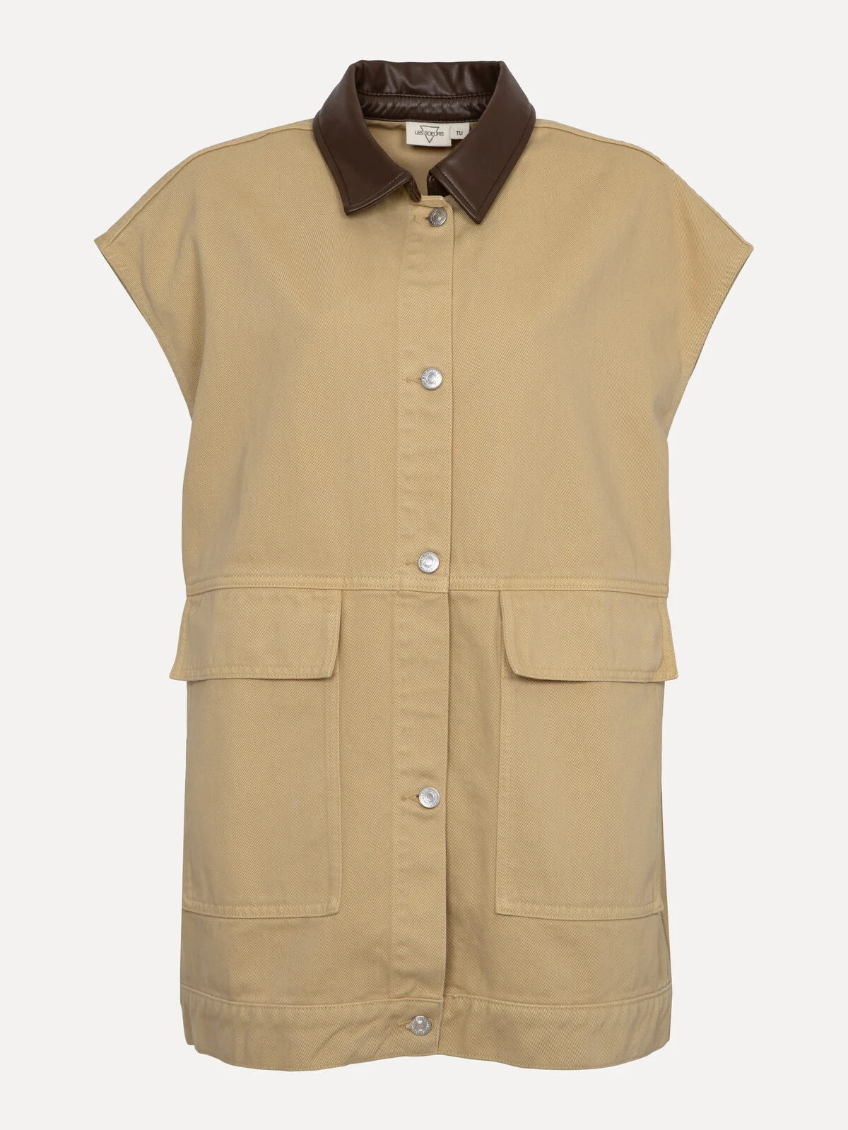 LOA Vest mouwloos Beige