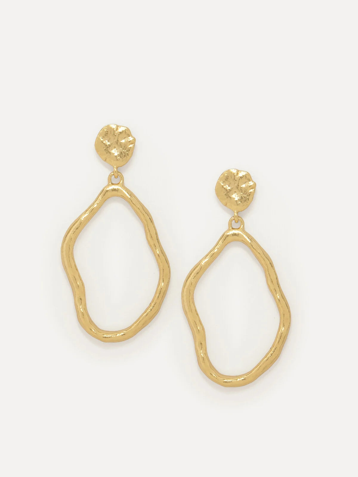 CORINE Flowy Small Earrings Gold