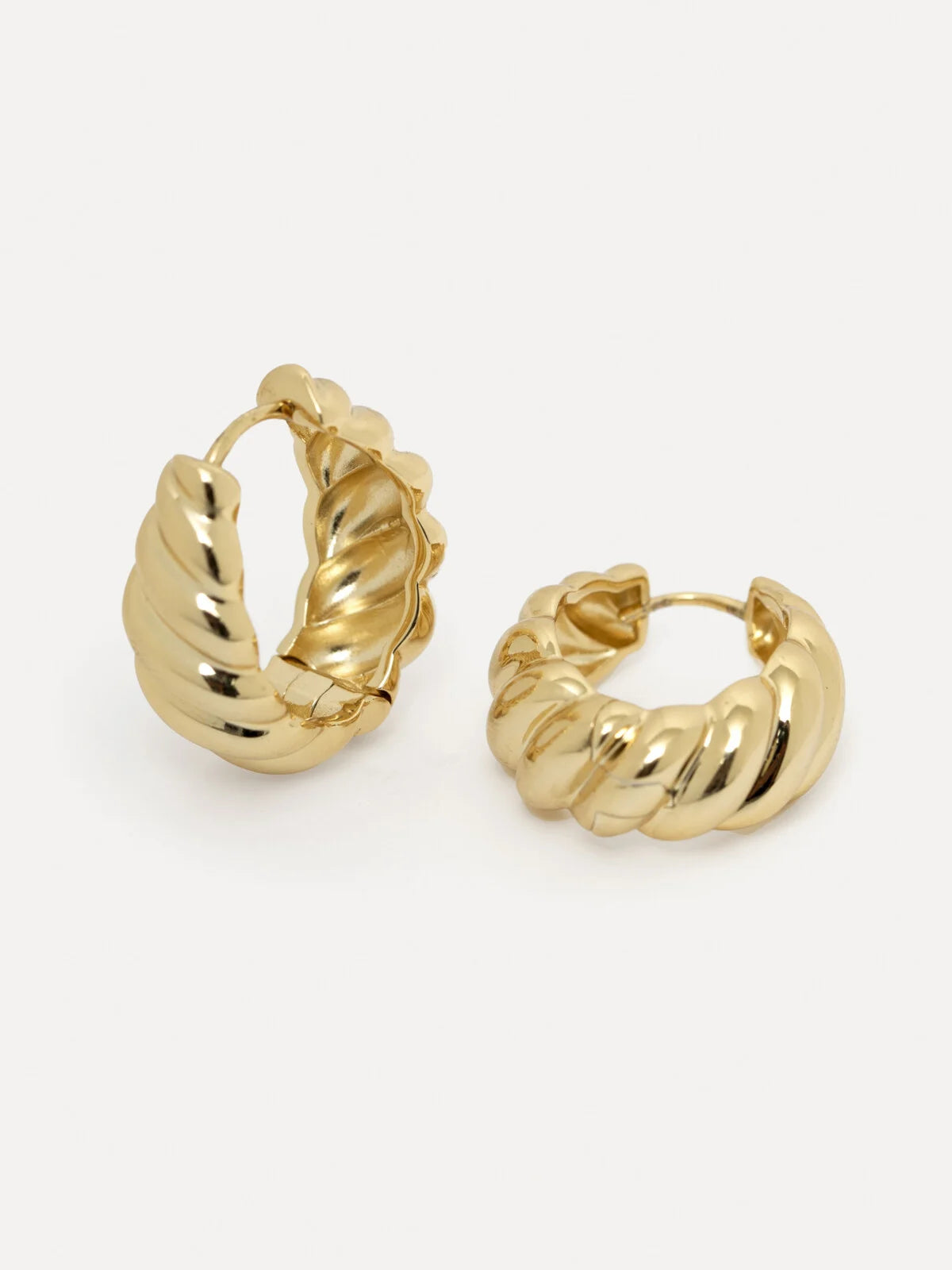 FARA Croissant SET Earrings Gold