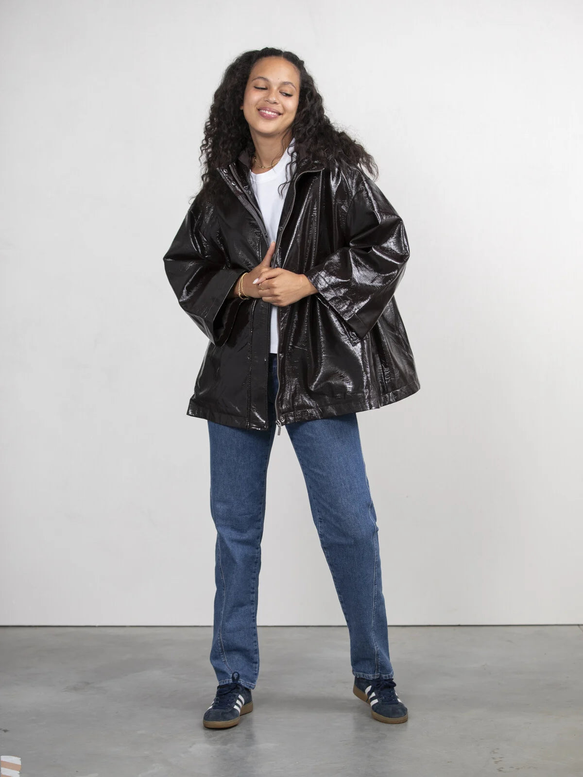 VIOLET Vegan leather jacket