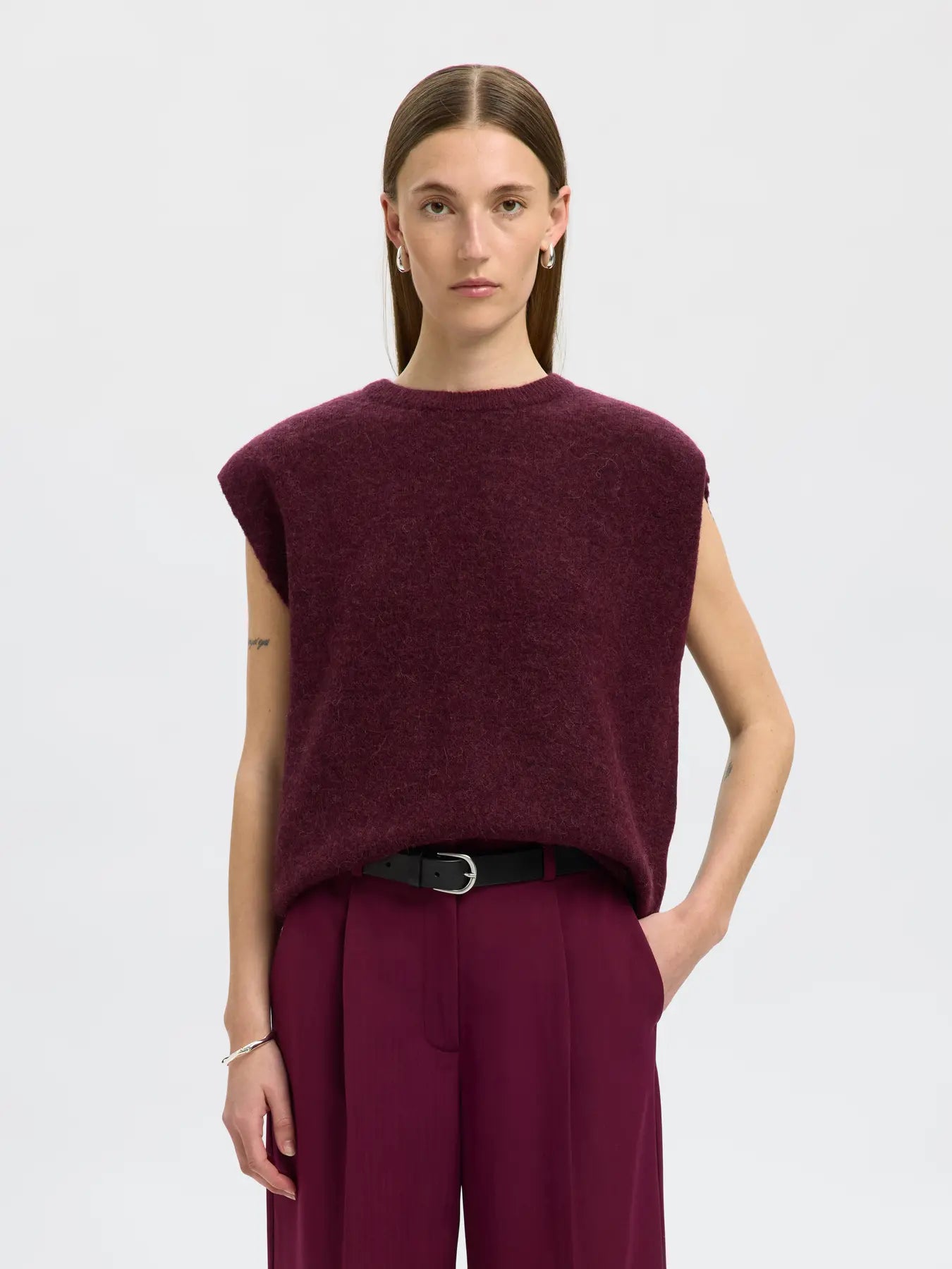 SLFLULU SL Knit Vest FIG