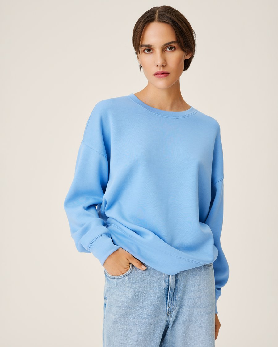 DALVINA IMA Q sweatshirt AZURINE