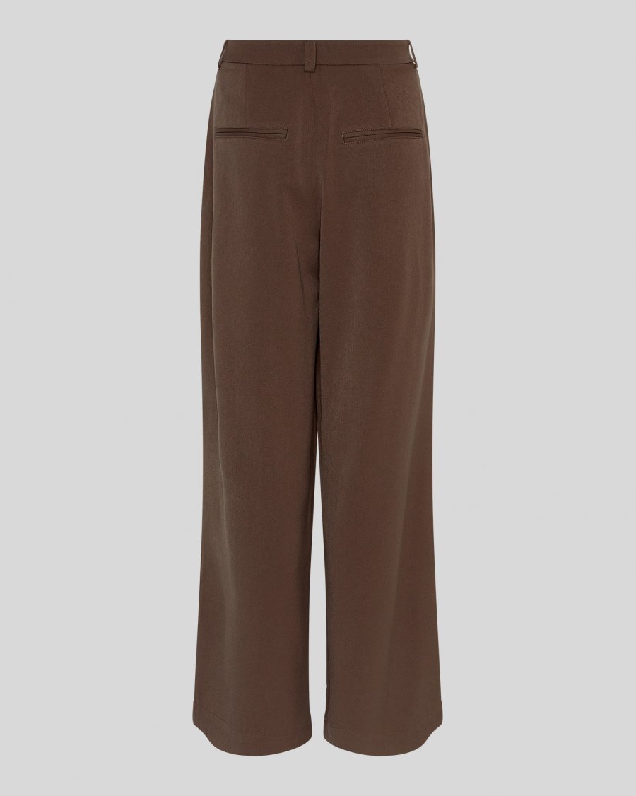 HENRIKA HW Pants - Chocolate