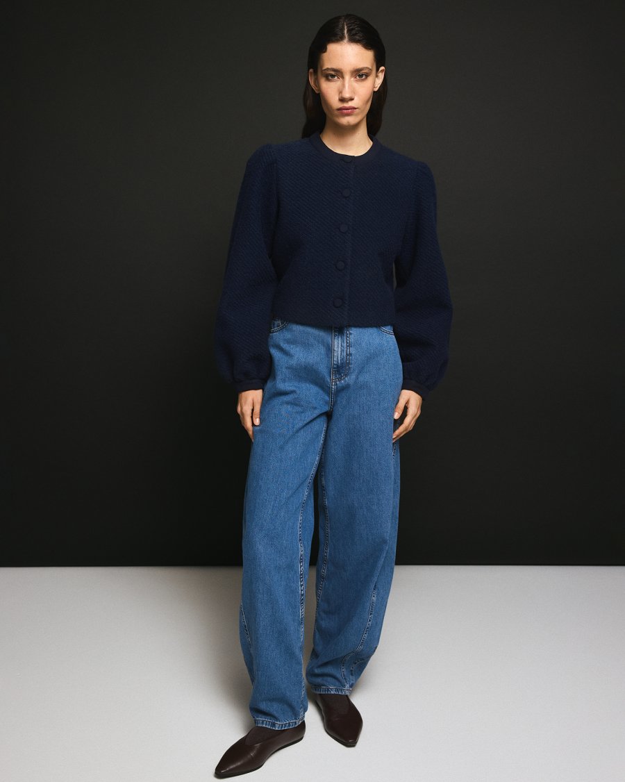 Kobane Lis Barrel - Mid Blue Wash