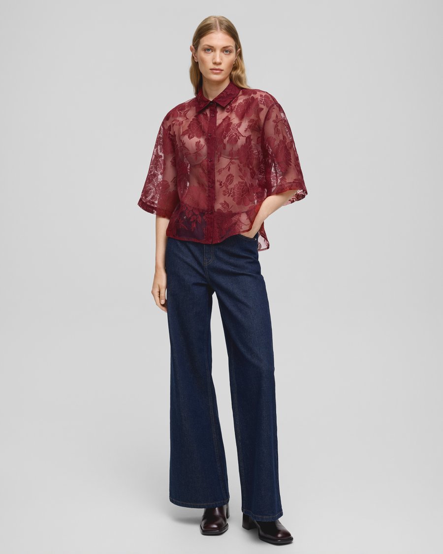 LETTICHE 3/4 Shirt - Syrah