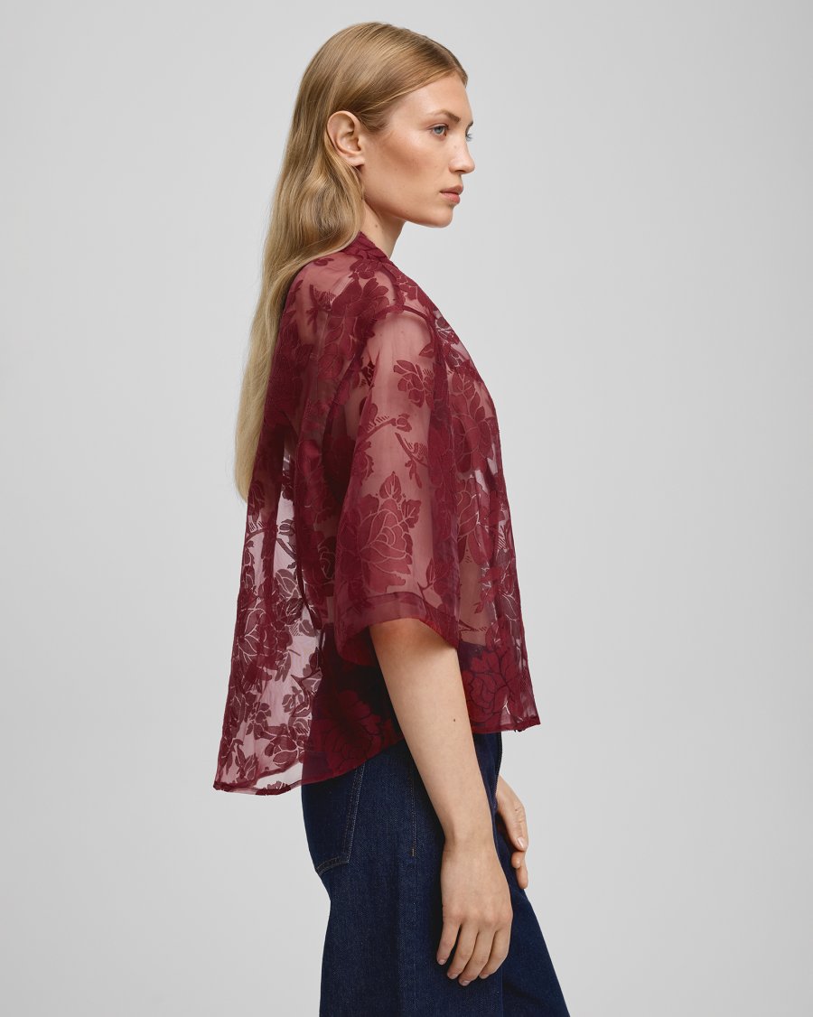 LETTICHE 3/4 Shirt - Syrah