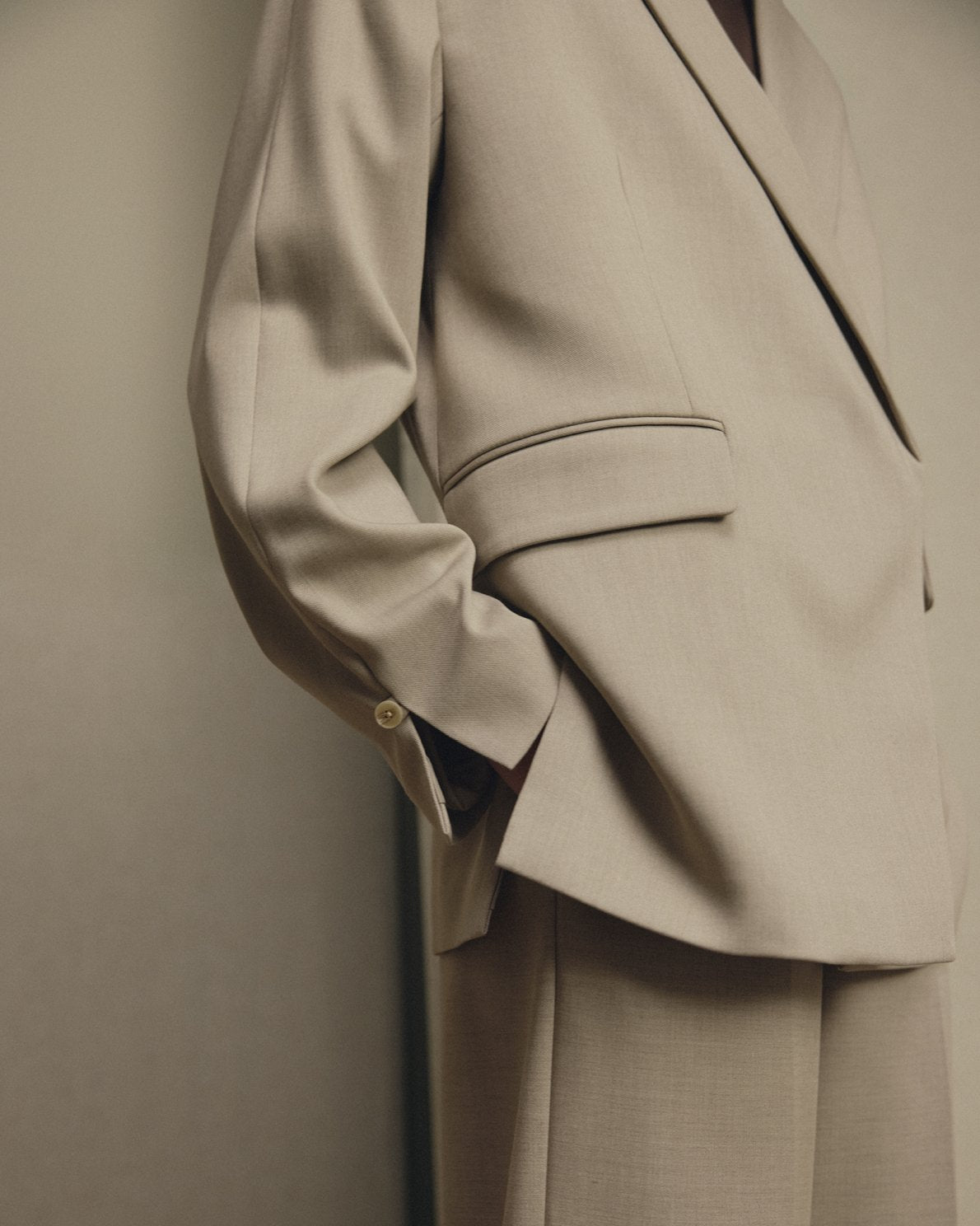 MARCELI Oversized Blazer - Warm lgm