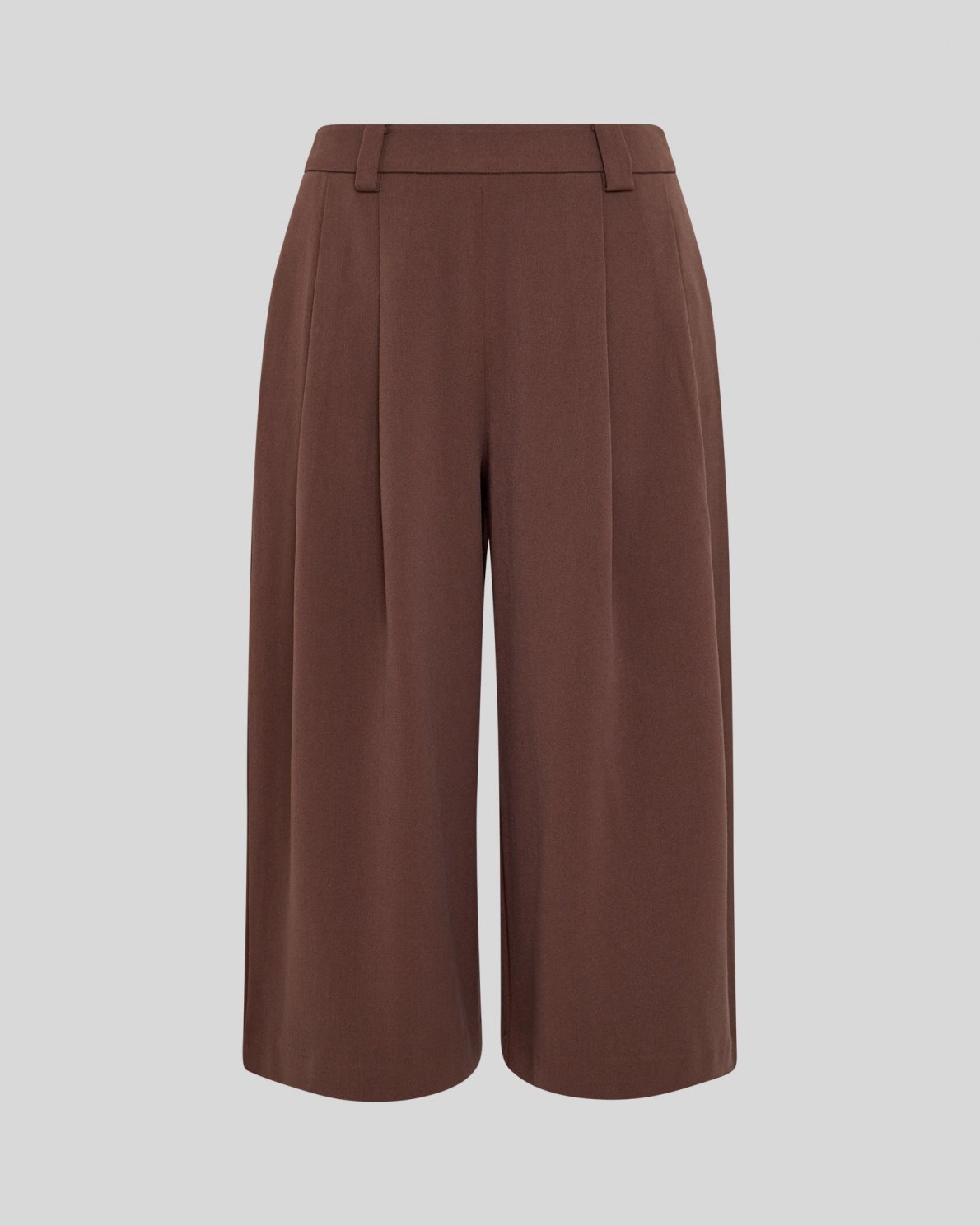 MSCHMARYLA HENRIKA HW culotte pants HOT FUDGE