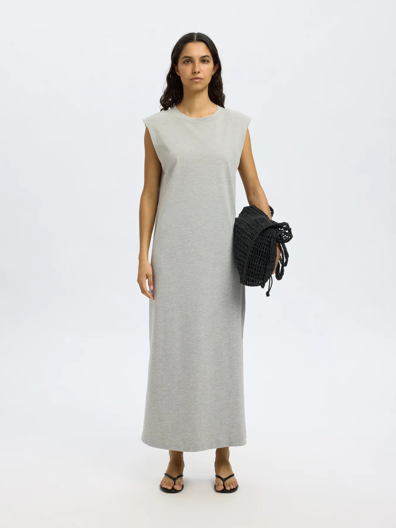 SLFHALLEY SL Ankle dress Grey