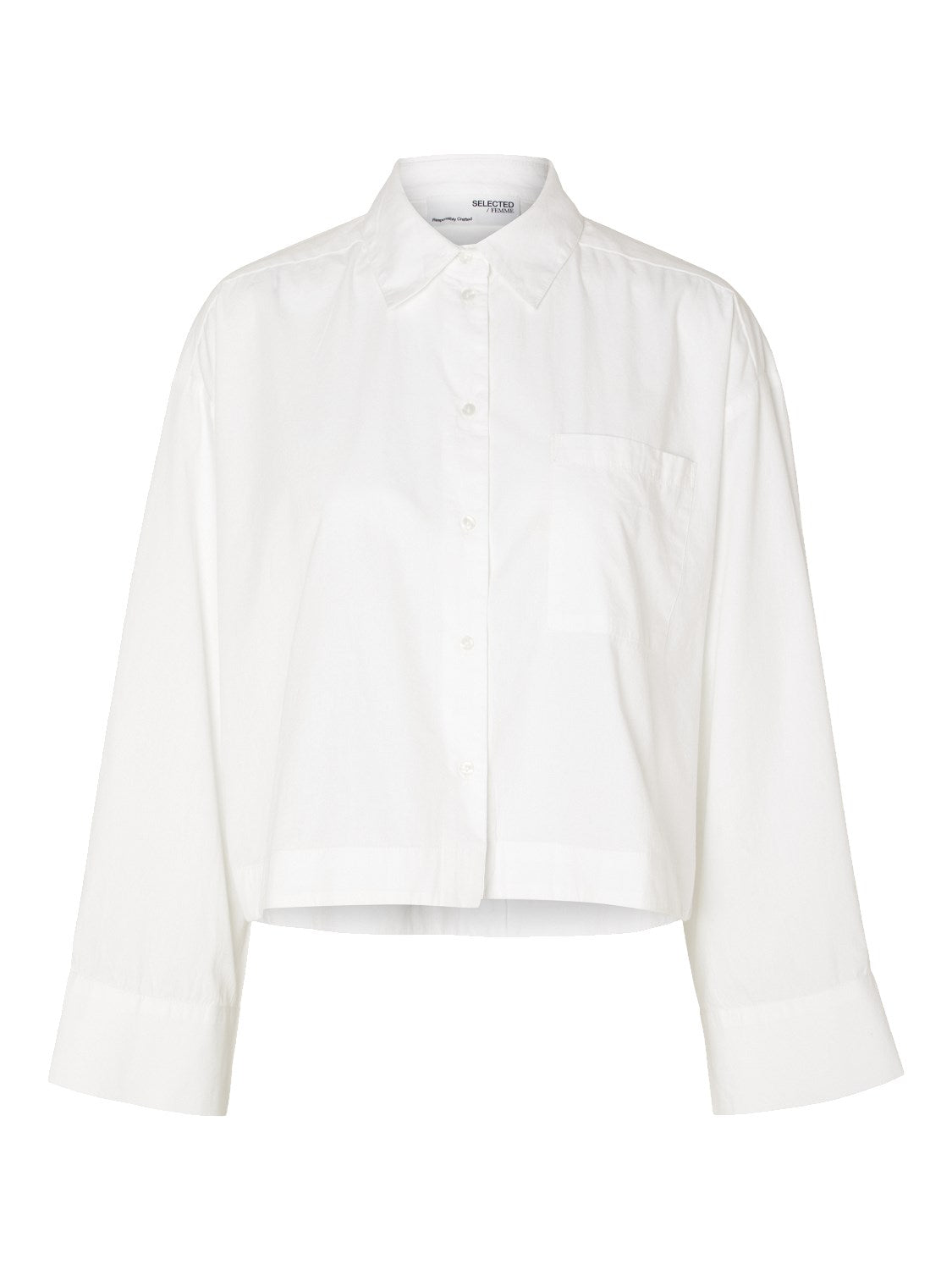 SLFASTHA cropped boxy shirt