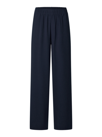 SLFTINNI Relaxed mw wide pants Dark sapphire