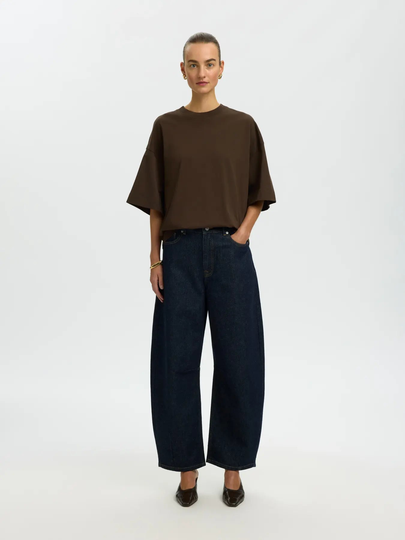 SLWCOL WOMAN 2/4 Oversized tee DELICIOSO