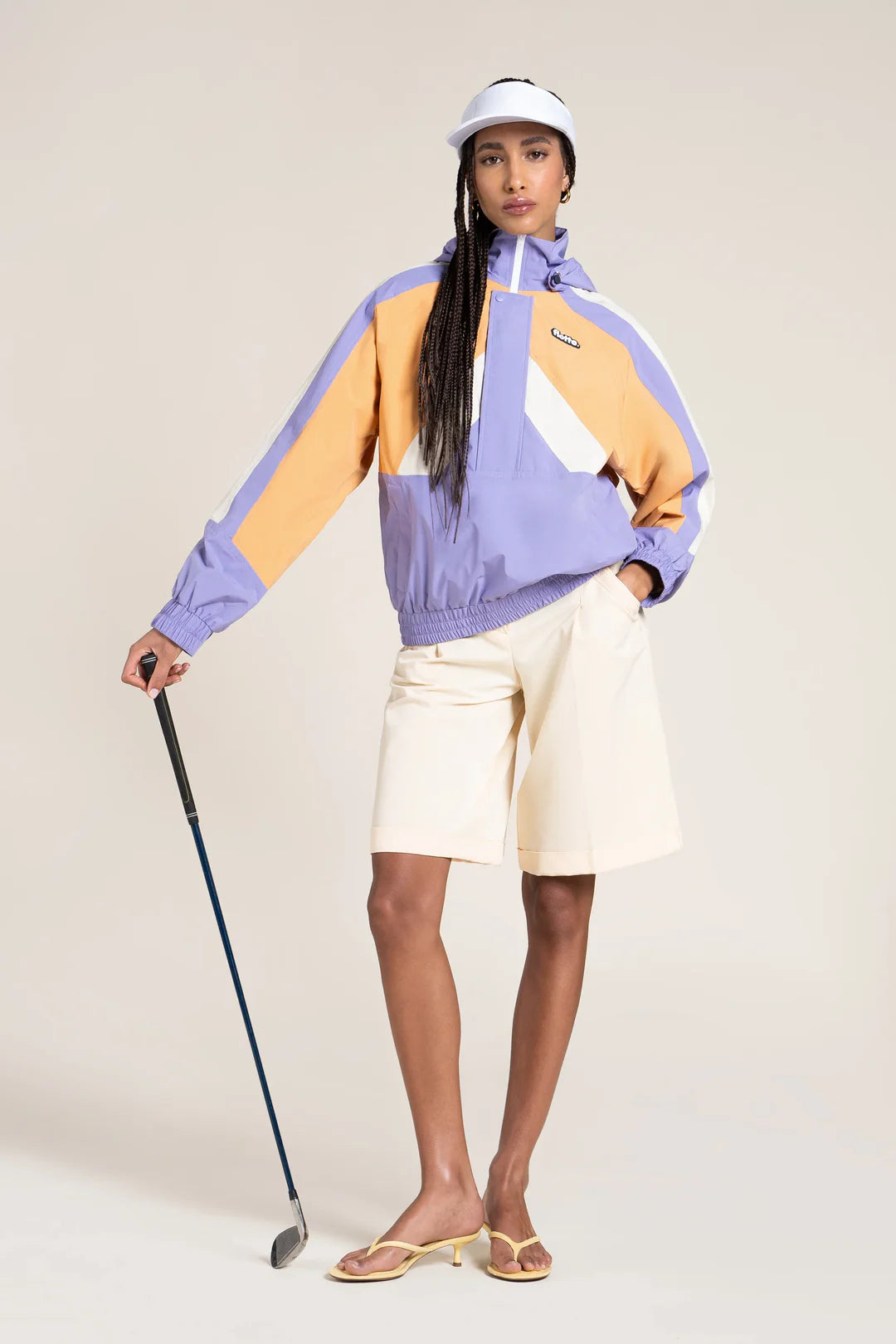 ABBESSES Raincoat Tricolore - Parme