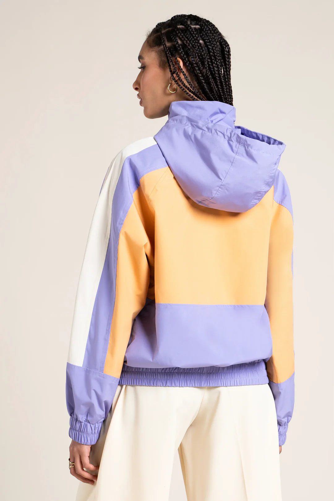 ABBESSES Raincoat Tricolore - Parme