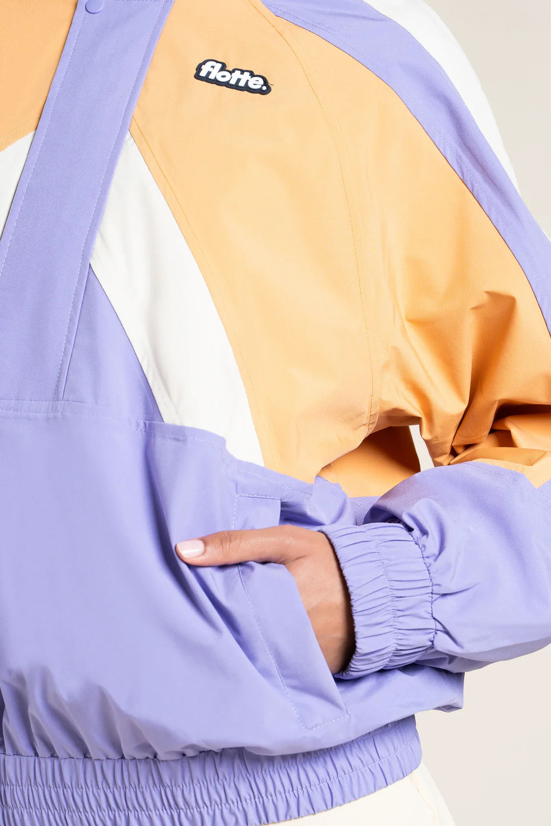 ABBESSES Raincoat Tricolore - Parme