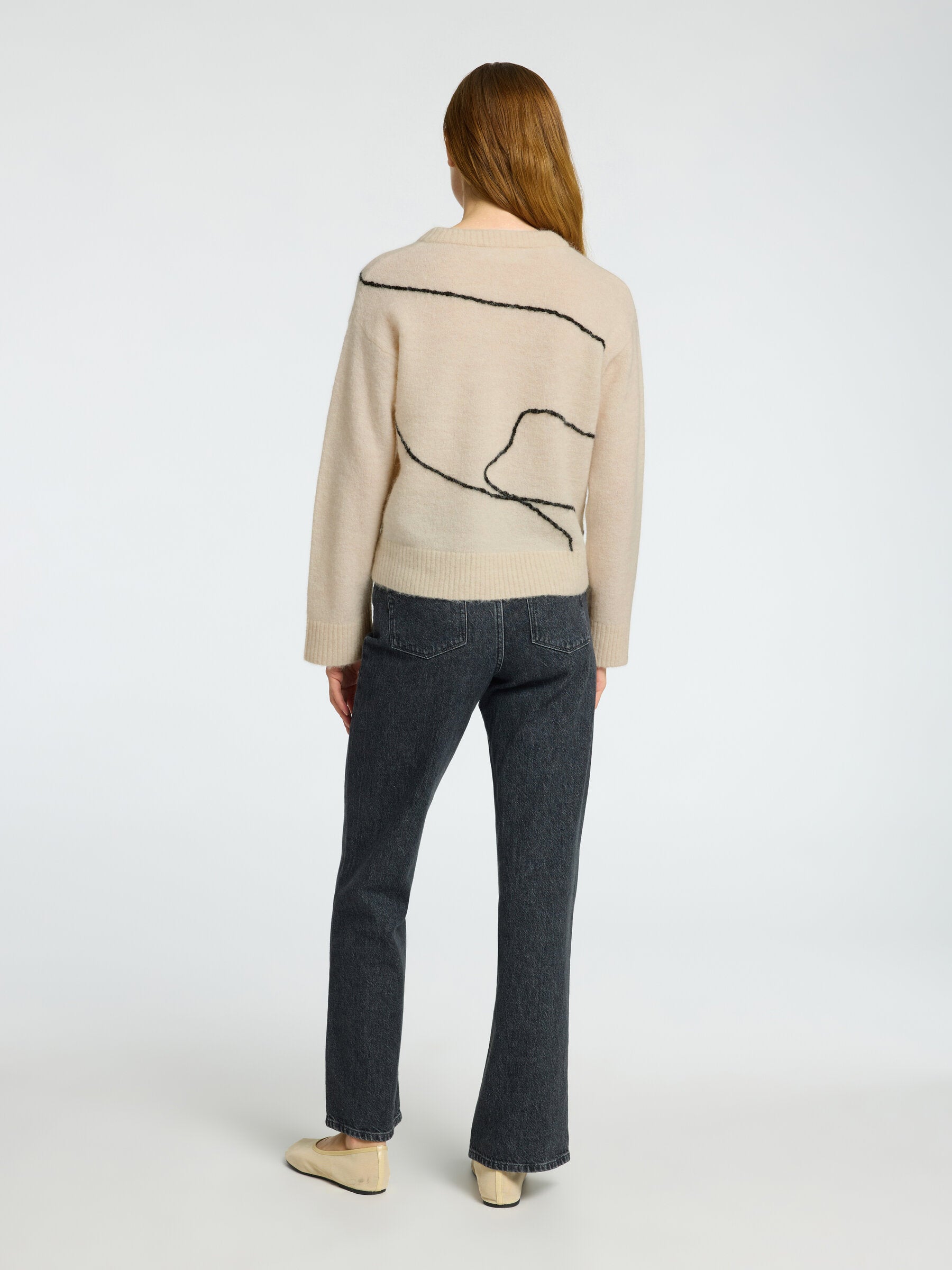 SLFSIA Ras LS Knit Artwork