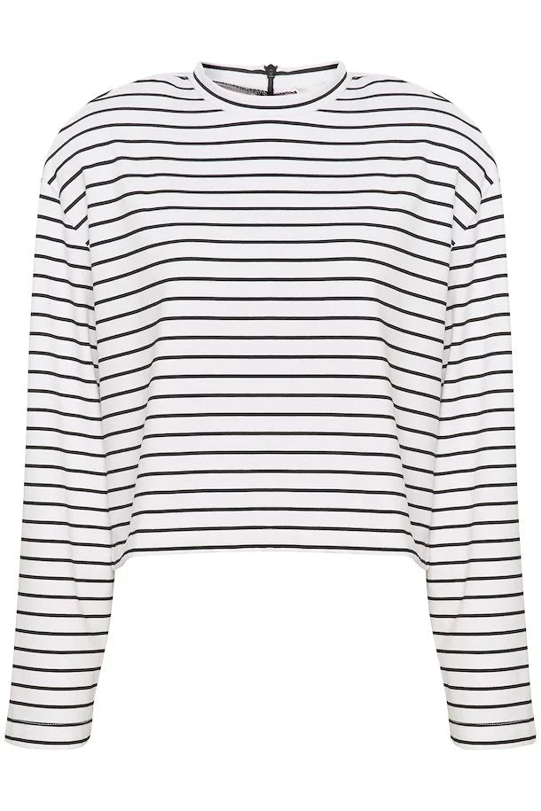 SIBA GZ Stripe top White/black