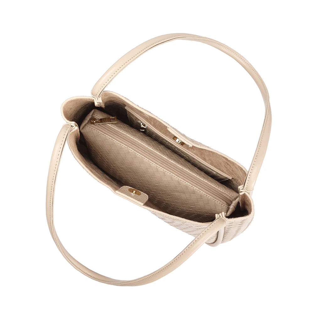 MISCHA Bone medium recycled vegan tote bag