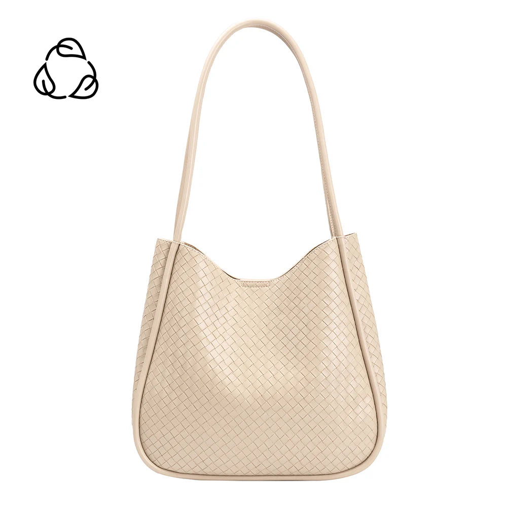MISCHA Bone medium recycled vegan tote bag