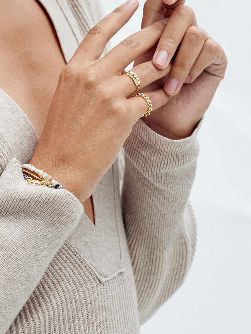 ROCKY ring⎜Goldplated