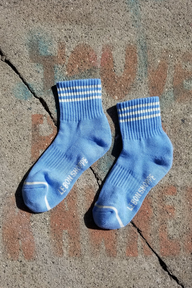 GIRLFRIEND Socks PARISIAN BLUE