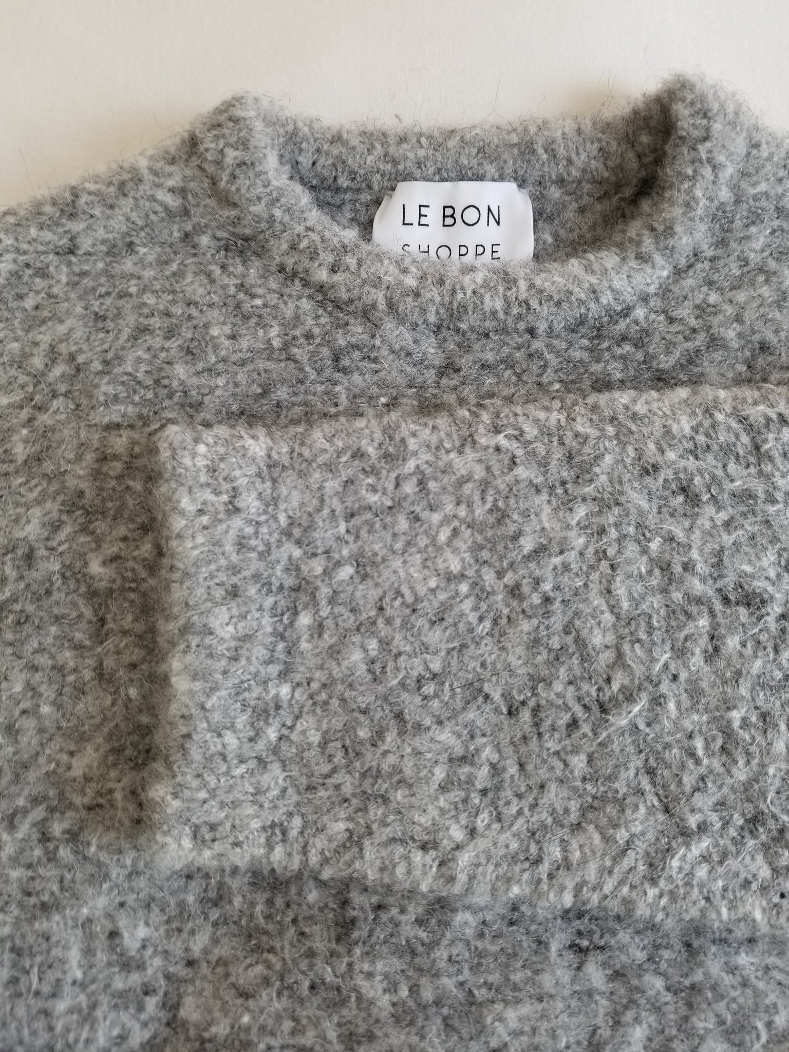 ENVIE sweater⎜Heather grey