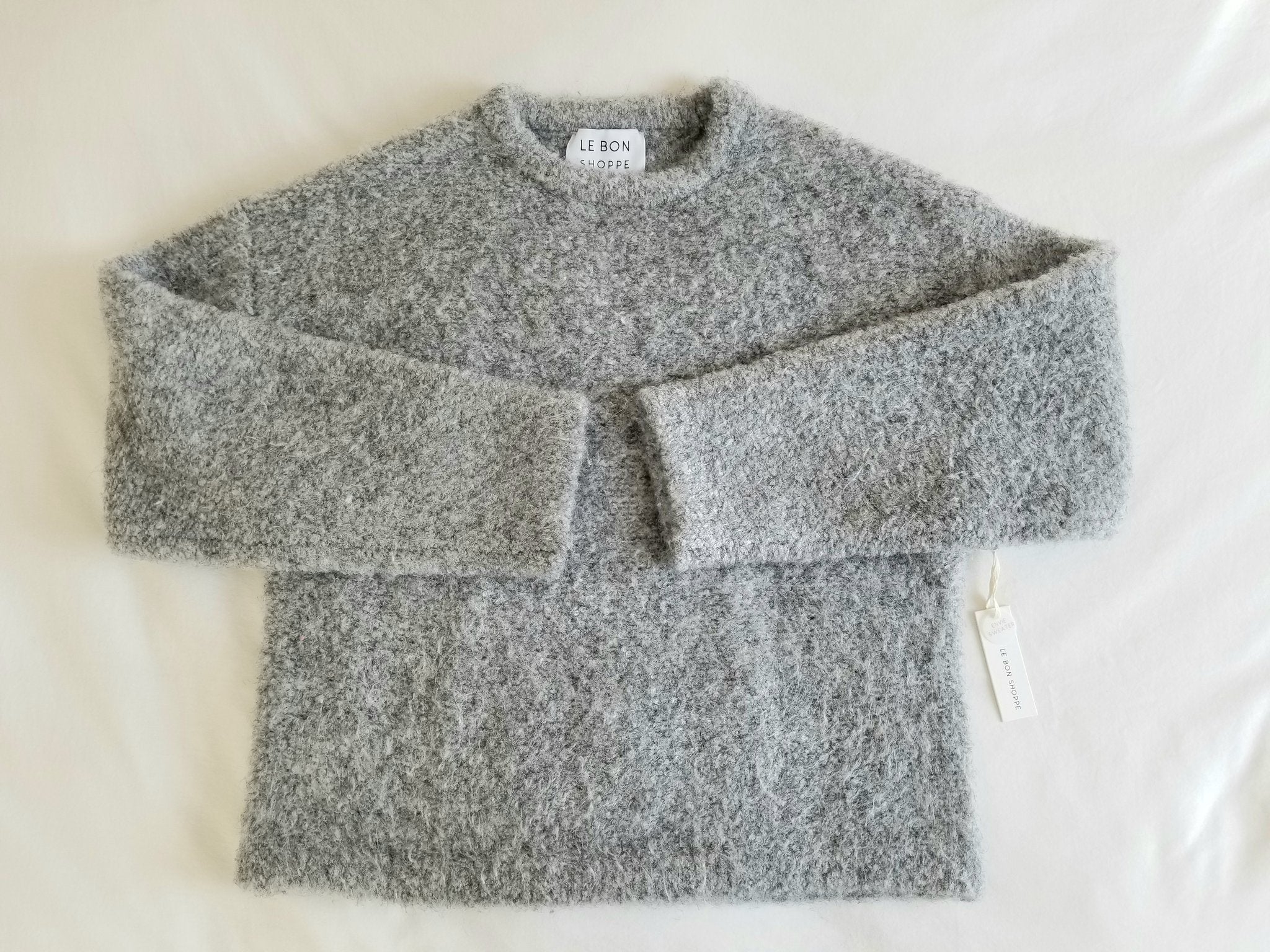 ENVIE sweater⎜Heather grey