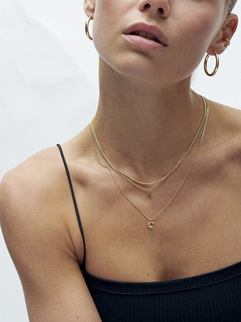 BIRTHSTONE necklace⎜Goldplated