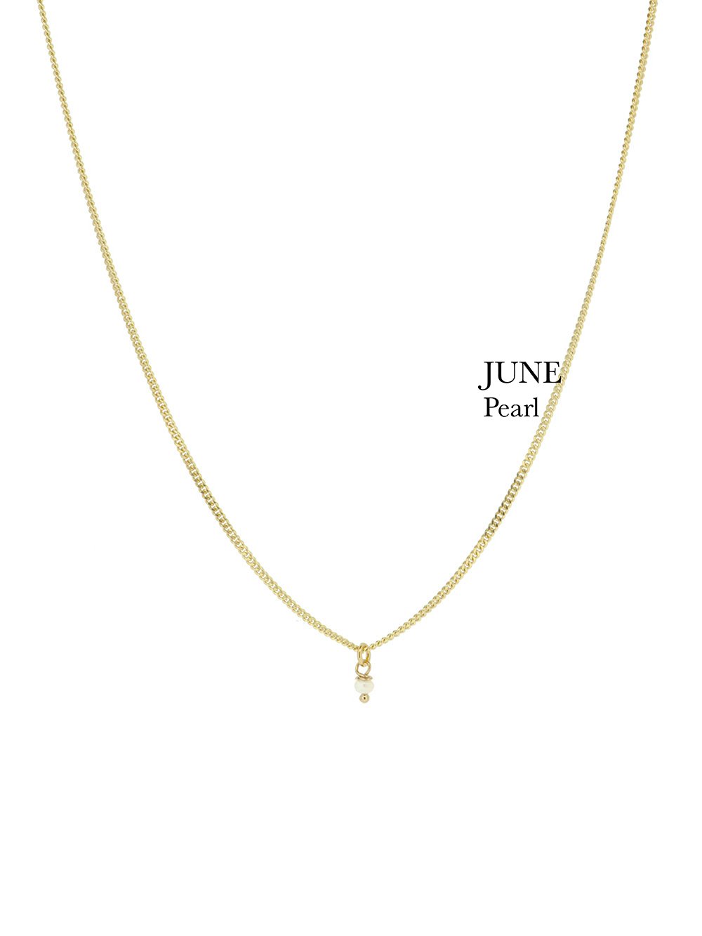 BIRTHSTONE necklace⎜Goldplated