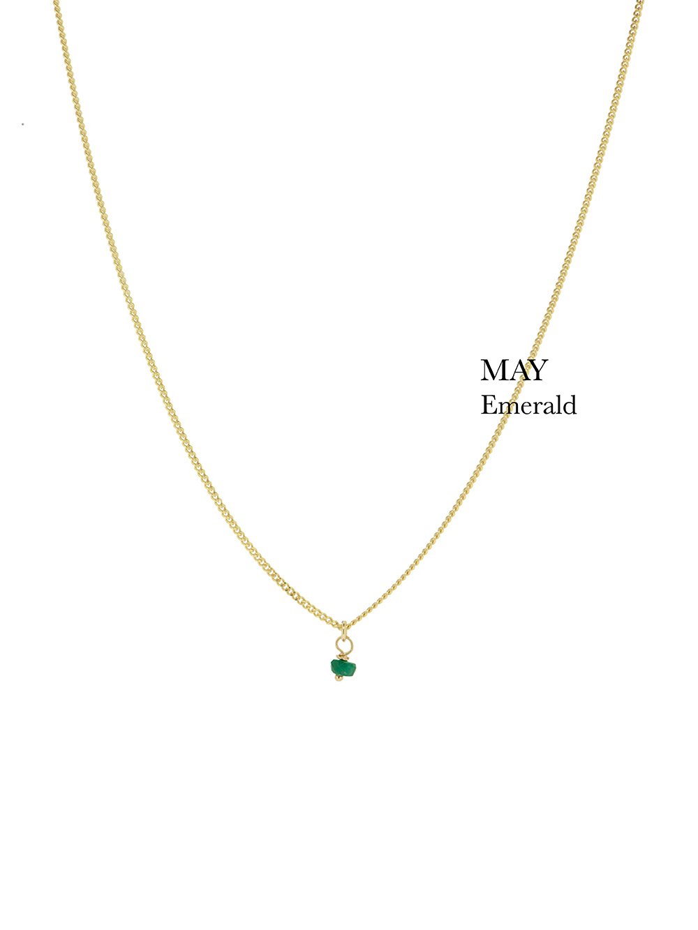 BIRTHSTONE necklace⎜Goldplated