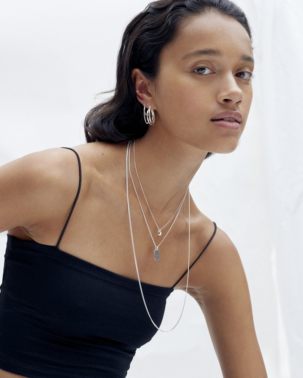 TWO WAYS earring⎜Silver