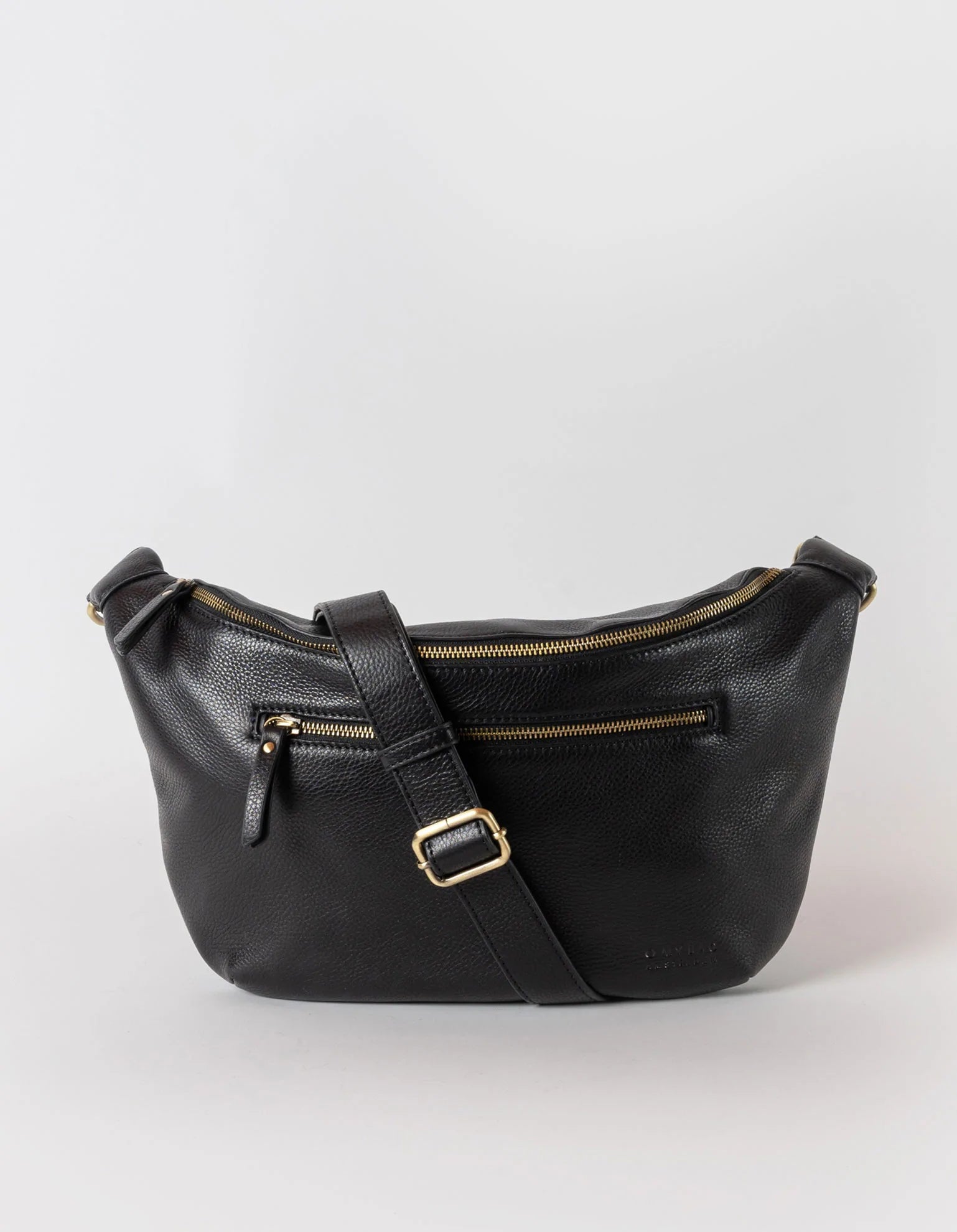 DREW MAXI | Black soft grain leather
