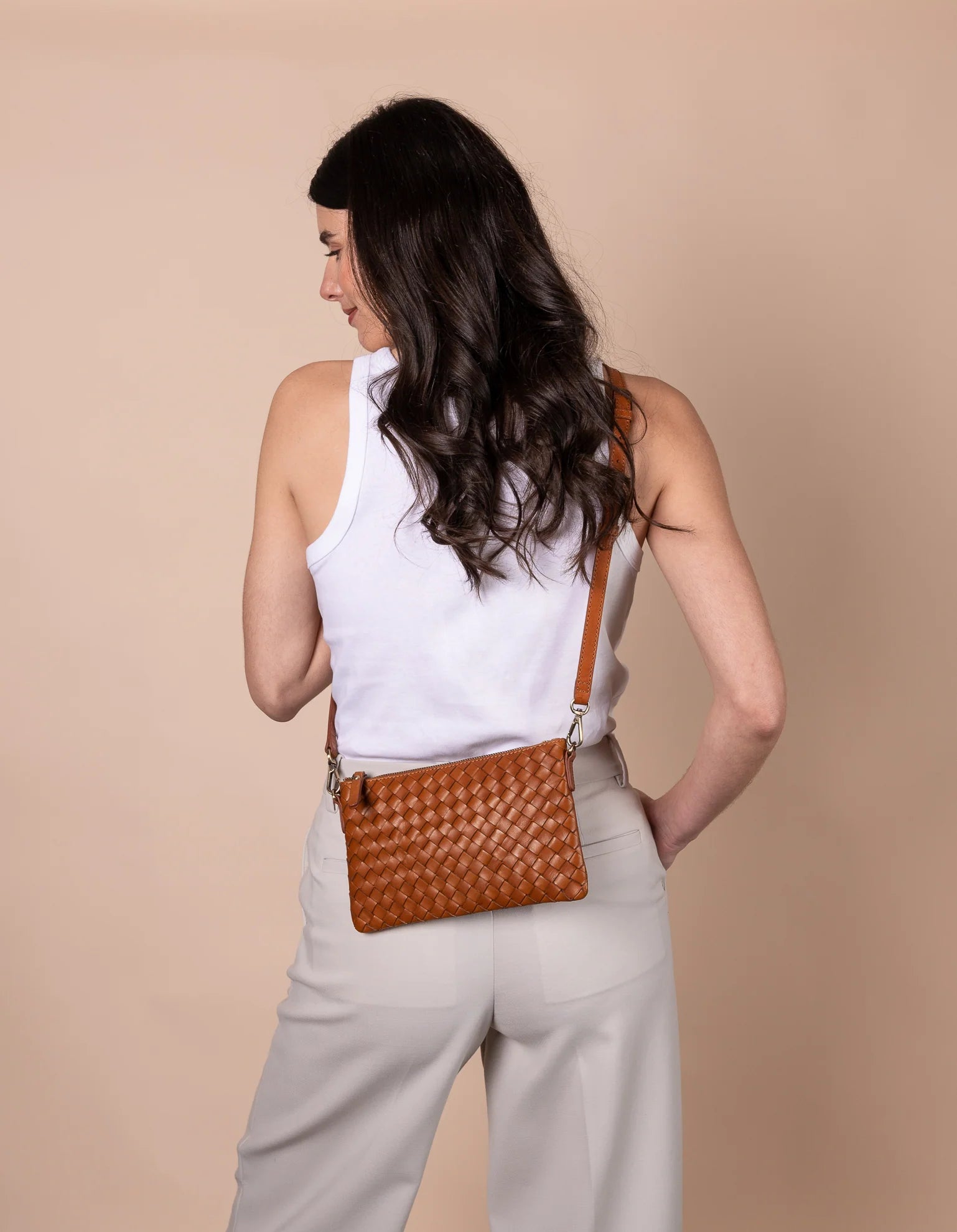 LEXI woven classic leather