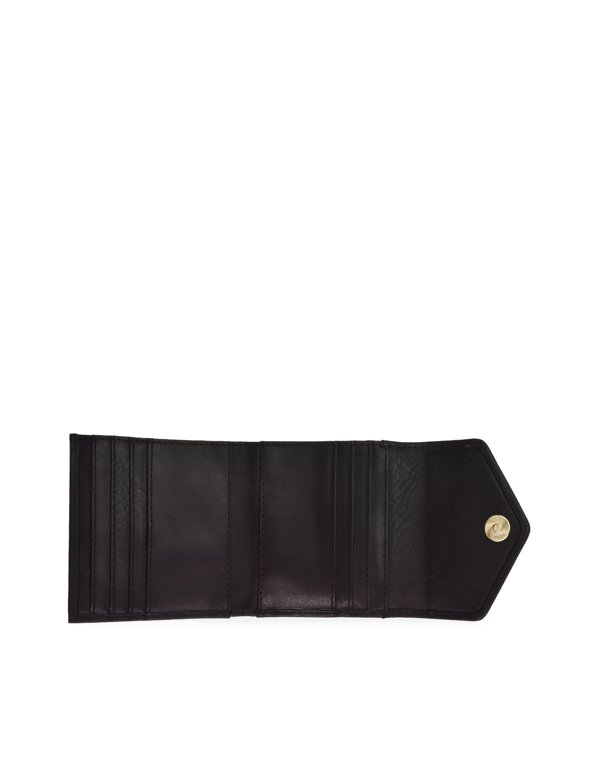GEORGIES wallet⎜Black stromboli leather